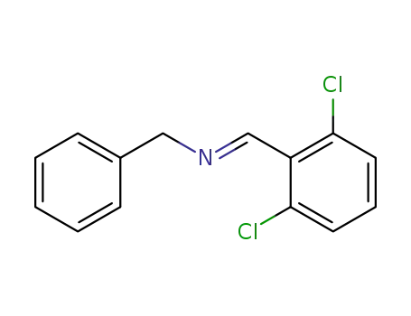 Molecular Structure of 126190-78-1 (Benzenemethanamine, N-[(2,6-dichlorophenyl)methylene]-, (E)-)