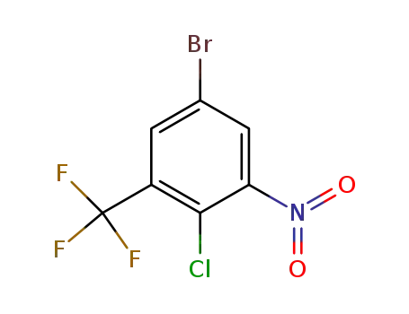 BENZENE, 5-BROMO-2-CHLORO-1-NITRO-3-(TRIFLUOROMETHYL)-