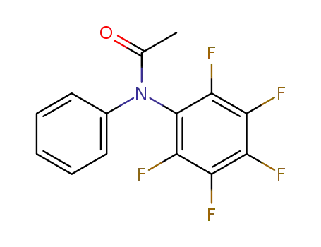 Molecular Structure of 1975-96-8 (Acetamide, N-(pentafluorophenyl)-N-phenyl-)