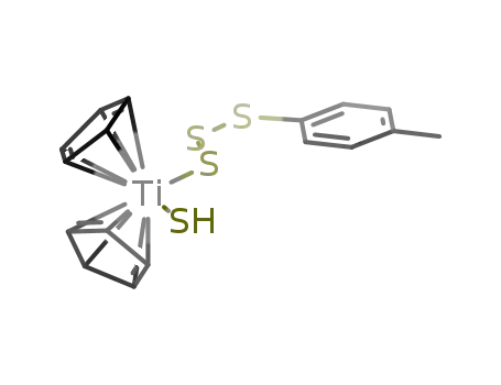 (C<sub>5</sub>H<sub>5</sub>)2Ti(SH)(SSSC<sub>6</sub>H<sub>4</sub>CH<sub>3</sub>)