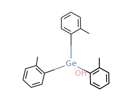 Molecular Structure of 88225-89-2 (Germane, hydroxytris(2-methylphenyl)-)