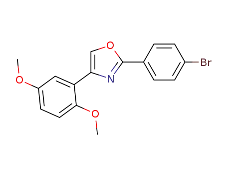 2-(4-bromophenyl)-4-(2,5-dimethoxyphenyl)-1,3-oxazole