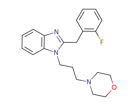2-(2-fluoro-benzyl)-1-(3-morpholin-4-ylpropyl)-1H-benzimidazole