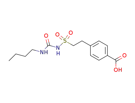 N'-(4-Carboxy-phenethylsulfonyl)-N-butyl-harnstoff