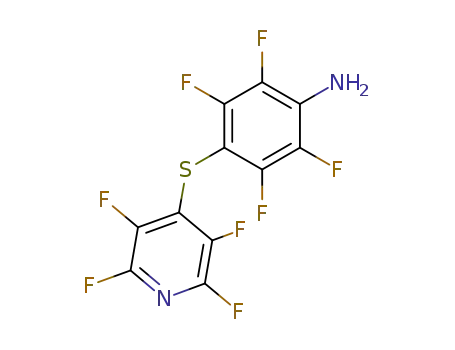 4-aminotetrafluorophenyl-2,3,5,6-tetrafluoropyridylsulfane