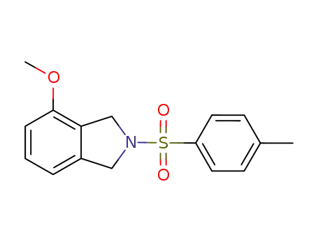 Molecular Structure of 1025424-03-6 (1H-Isoindole, 2,3-dihydro-4-methoxy-2-[(4-methylphenyl)sulfonyl]-)