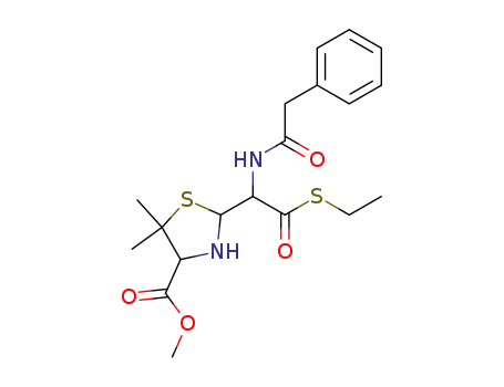 2-[ethylsulfanylcarbonyl-(2-phenyl-acetylamino)-methyl]-5,5-dimethyl-thiazolidine-4-carboxylic acid methyl ester