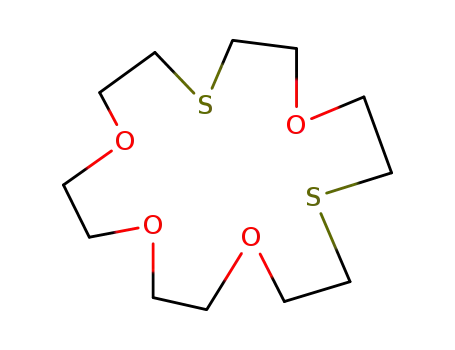 Molecular Structure of 52559-81-6 (1,4,7,13-Tetraoxa-10,16-dithiacyclooctadecane)