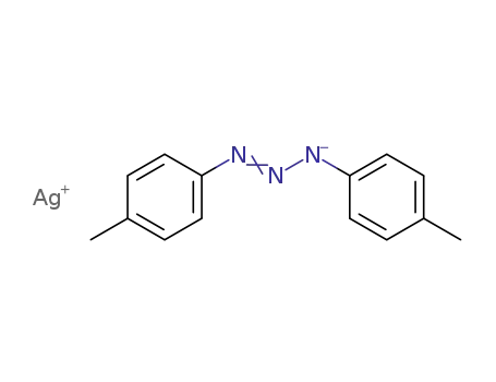 Molecular Structure of 58982-86-8 (1-Triazene, 1,3-bis(4-methylphenyl)-, silver(1+) salt)