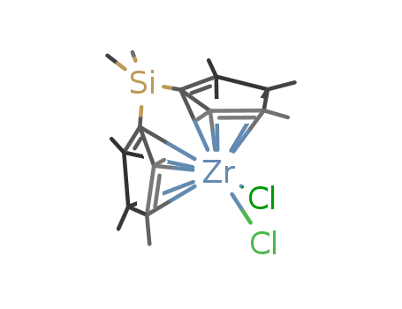 Zirconium,dichloro[(dimethylsilylene)bis[(1,2,3,4,5-h)-2,3,4,5-tetramethyl-2,4-cyclopentadien-1-ylidene]]-
