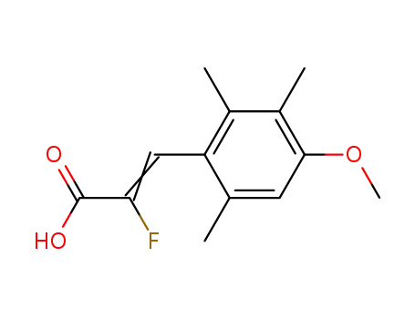 2-Propenoic acid, 2-fluoro-3-(4-methoxy-2,3,6-trimethylphenyl)-, (Z)-