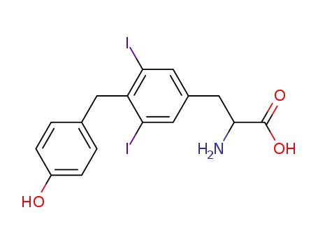 2-Amino-3-[4-(4-hydroxy-benzyl)-3,5-diiodo-phenyl]-propionic acid