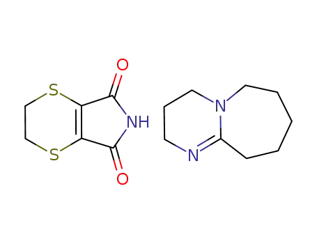 5,6-dihydro-1,4-dithiin-2,3-dicarboximide 1,8-diazabicyclo[5.4.0]undec-7-ene salt