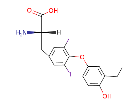 L-Tyrosine, O-(3-ethyl-4-hydroxyphenyl)-3,5-diiodo-