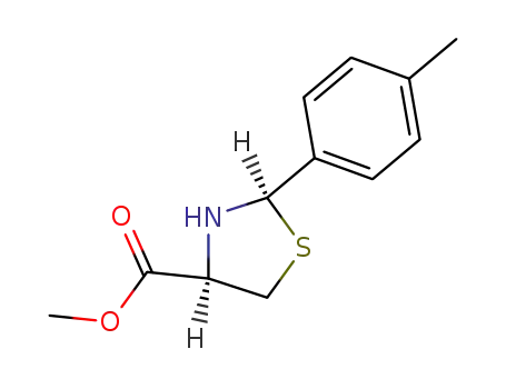 (4<i>R</i>)-<i>cis</i>-2-<i>p</i>-tolyl-thiazolidine-4-carboxylic acid methyl ester