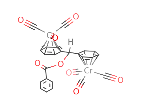 (benzhydryl benzoate)bis-(tricarbonylchromium)