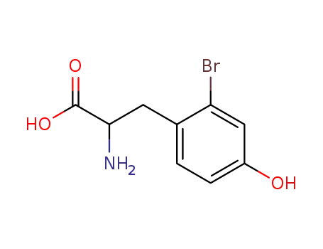 Molecular Structure of 54788-42-0 (2-bromotyrosine)