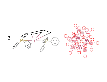 3(CH<sub>2</sub>CHCH<sub>2</sub>)Ir(P(C<sub>6</sub>H<sub>5</sub>)3)2H<sup>(1+)</sup>*PW<sub>12</sub>O<sub>40</sub><sup>(3-)</sup>={(CH<sub>2</sub>CHCH<sub>2</sub>)Ir(P(C<sub>6</sub>H<sub>5</sub>)3)2H}3PW<sub>12</sub>O<sub>40</sub>