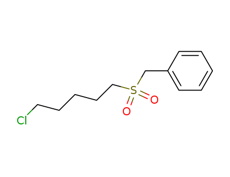 Benzene,[[(5-chloropentyl)sulfonyl]methyl]- cas  14633-40-0