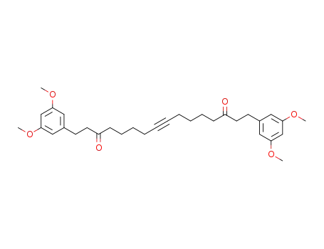 8-Hexadecyne-3,14-dione, 1,16-bis(3,5-dimethoxyphenyl)-