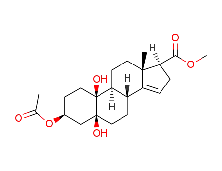 3β-Acetoxy-5,10-dihydroxy-17β-methoxycarbonyl-5β-oestr-14-en