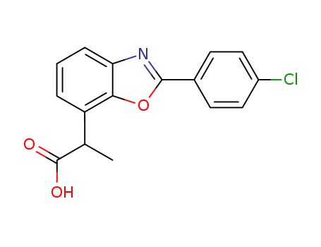 2-(4-Chlorophenyl)-α-methyl-7-benzoxazoleacetic acid