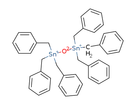Molecular Structure of 20358-21-8 (Distannoxane, hexakis(phenylmethyl)-)