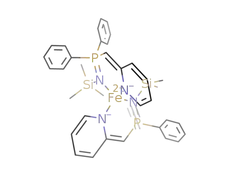 [Fe(NC<sub>5</sub>H<sub>4</sub>CHP(C<sub>6</sub>H<sub>5</sub>)2NSi(CH<sub>3</sub>)3)2]