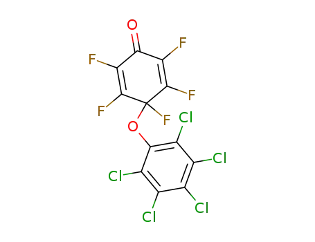 4-(pentachlorophenoxy)-pentafluorocyclohexa-2,5-dien-1-one