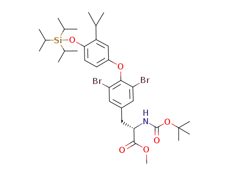 C<sub>33</sub>H<sub>49</sub>Br<sub>2</sub>NO<sub>6</sub>Si