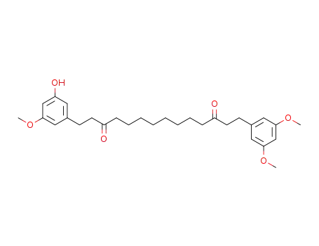 1-(3,5-Dimethoxy-phenyl)-14-(3-hydroxy-5-methoxy-phenyl)-tetradecane-3,12-dione