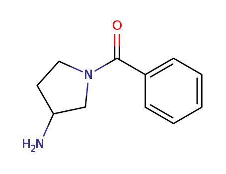 3-피롤리딘아민, 1-벤조일-(9CI)