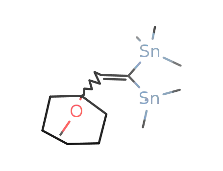 Molecular Structure of 103670-89-9 (Stannane, [(1-methoxycyclohexyl)ethenylidene]bis[trimethyl-)