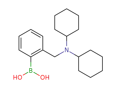 (2-(C<sub>6</sub>H<sub>11</sub>)2NCH<sub>2</sub>-C<sub>6</sub>H<sub>4</sub>)B(OH)2