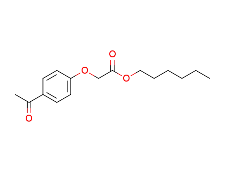 Acetic acid, (4-acetylphenoxy)-, hexyl ester