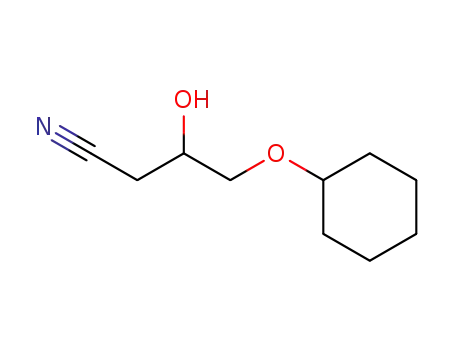 4-Cyclohexyloxy-3-hydroxy-buttersaeurenitril