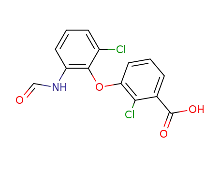 2-chloro-3-(2-chloro-6-formylamino-phenoxy)-benzoic acid