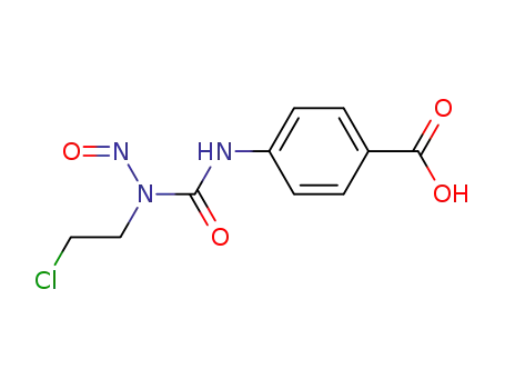 Molecular Structure of 13909-25-6 (4-{[(2-chloroethyl)(nitroso)carbamoyl]amino}benzoic acid)