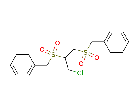 1-chloro-2,3-bis-phenylmethanesulfonyl-propane