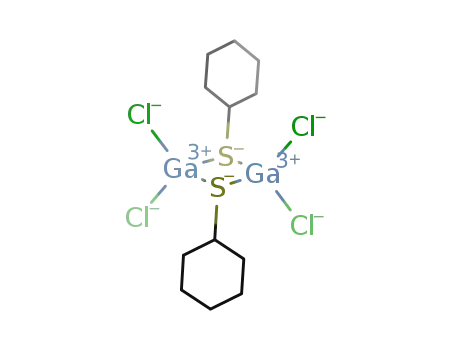 Molecular Structure of 97092-87-0 ((GaCl<sub>2</sub>SC<sub>6</sub>H<sub>11</sub>)2)