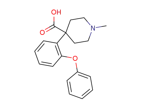 1-methyl-4-(2-phenoxy-phenyl)-piperidine-4-carboxylic acid