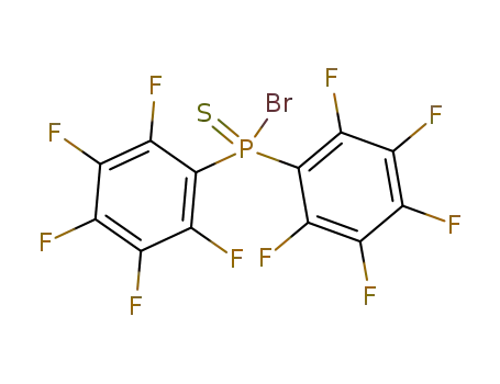 Bis(pentafluorophenyl)bromophosphine sulfide
