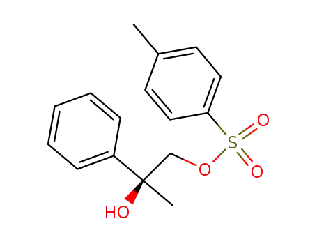 Molecular Structure of 2453-58-9 ((S)-1-tosyloxy-2-phenylpropan-2-ol)
