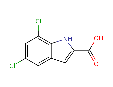 5,7-Dichloroindole-2-carboxylic acid