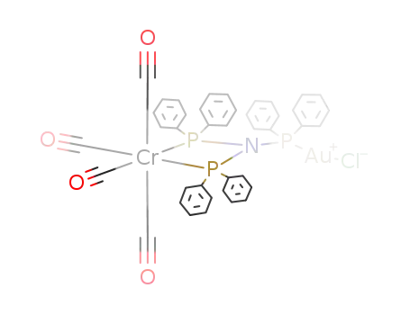 μ-[Tris(diphenylphosphino)amin-P,P`(Cr),P``(Au)]tetracarbonylchrom(0)-chlorogold(I)