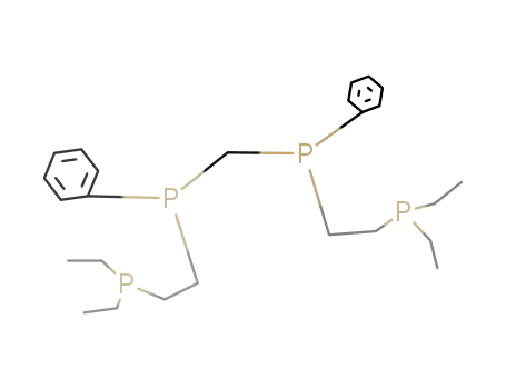 meso-((C<sub>2</sub>H<sub>5</sub>)2PCH<sub>2</sub>CH<sub>2</sub>)(C<sub>6</sub>H<sub>5</sub>)PCH<sub>2</sub>P(C<sub>6</sub>H<sub>5</sub>)(CH<sub>2</sub>CH<sub>2</sub>P(C<sub>2</sub>H<sub>5</sub>)2)