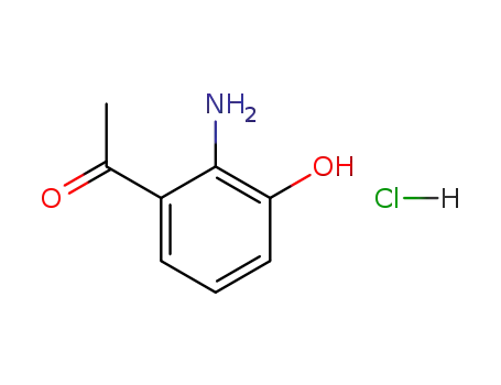 Molecular Structure of 2656-51-1 (Ethanone, 1-(2-amino-3-hydroxyphenyl)-, hydrochloride)