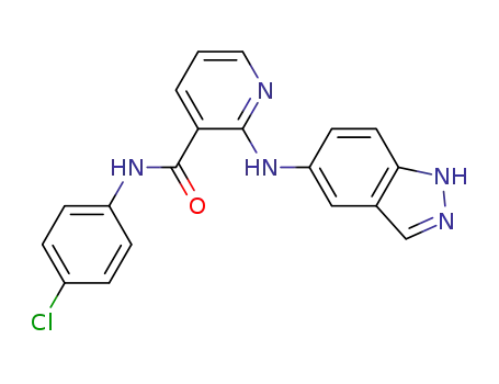 N-(4-chlorophenyl)[2-(1H-indazol-5-ylamino)(3-pyridyl)]carboxamide