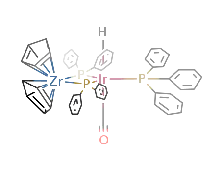 (Cp)2(zirconium)(μ-PPh2)2(iridium)H(CO)(PPh3)