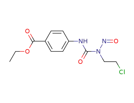Molecular Structure of 13909-26-7 (ethyl 4-{[(2-chloroethyl)(nitroso)carbamoyl]amino}benzoate)